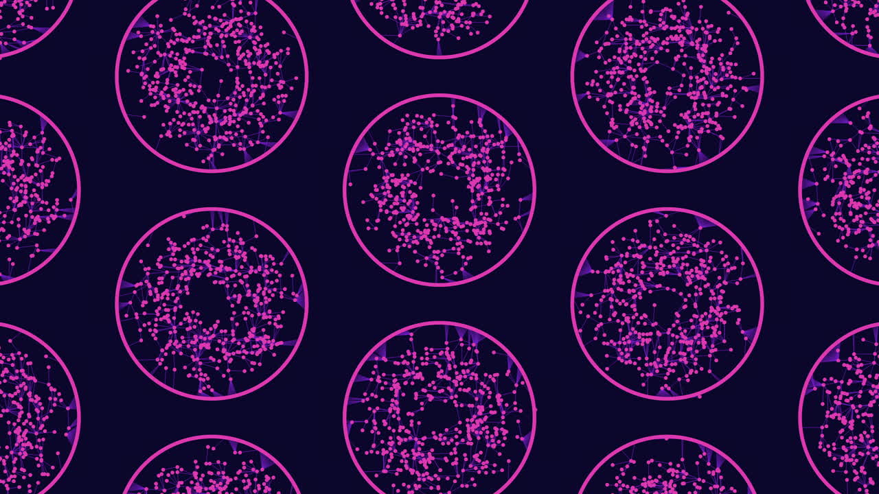 Captivating black and green circular pattern on dark background