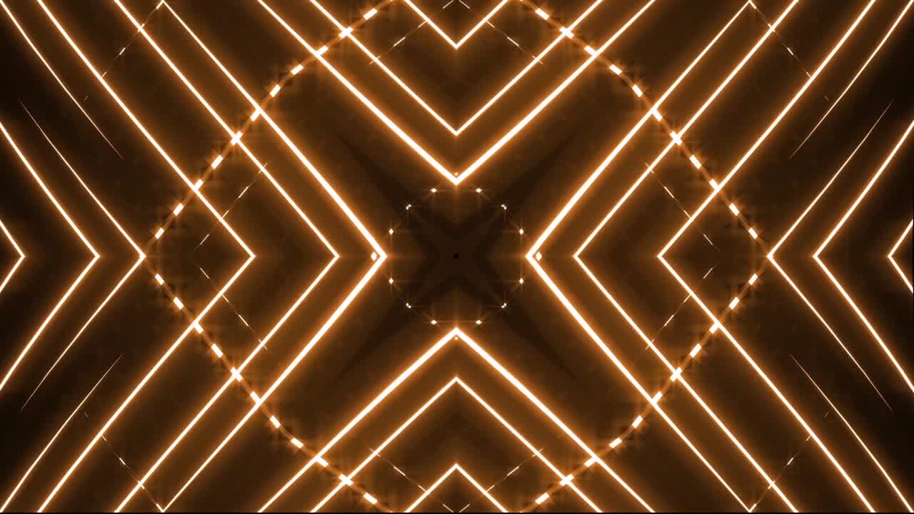 Golden Light Show Abstract Background