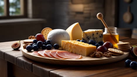 gourmet cheese and charcuterie board