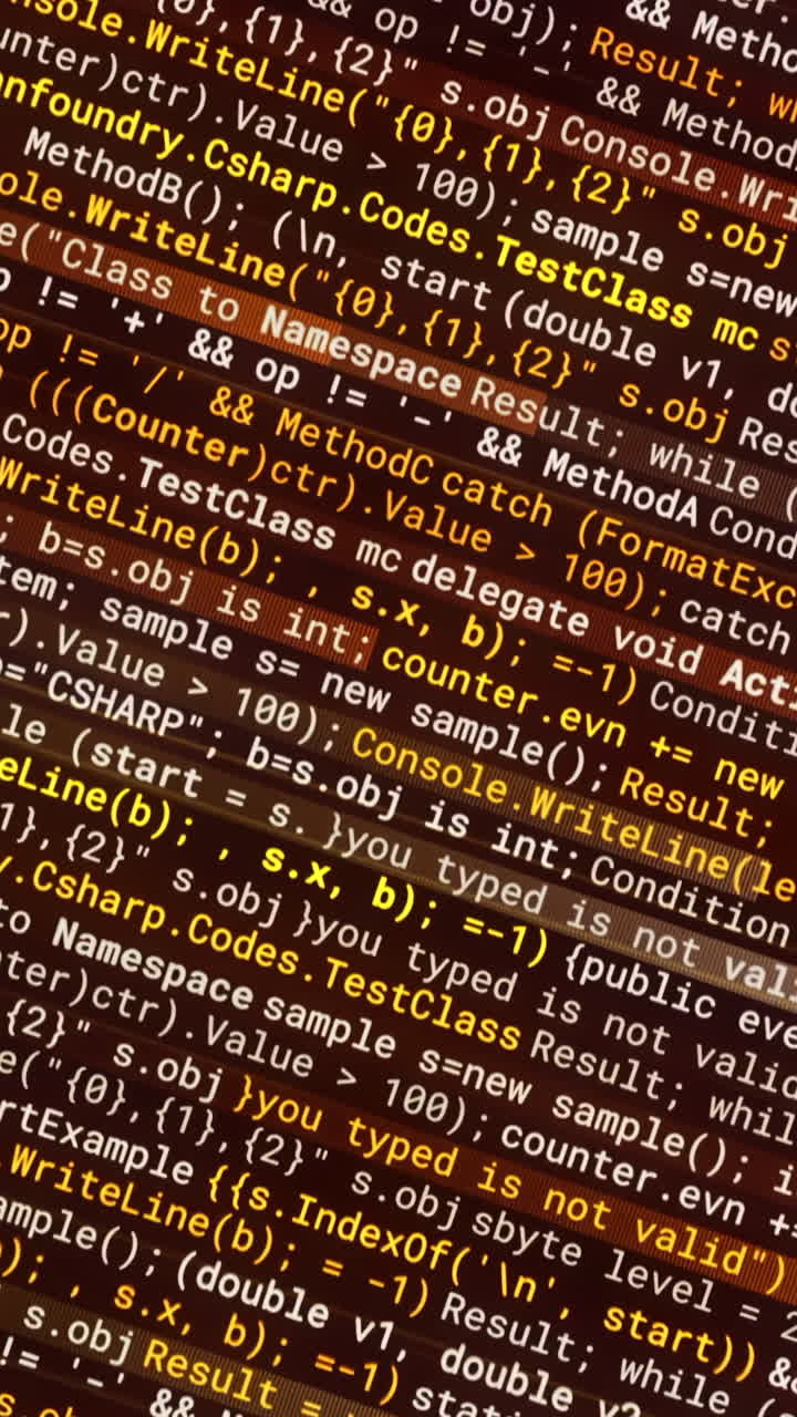 Computer Code Display