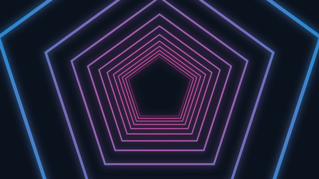 video generado digitalmente de líneas concéntricas