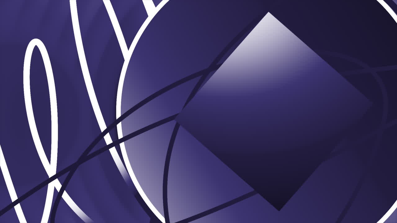 Abstract Indigo Background with Shapes