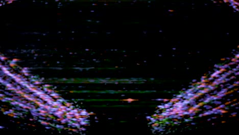 increíble video animado de retro vhs defectos causados por el ruido. animación de fondo, sonido misterioso y extraño para efectos de distorsión.