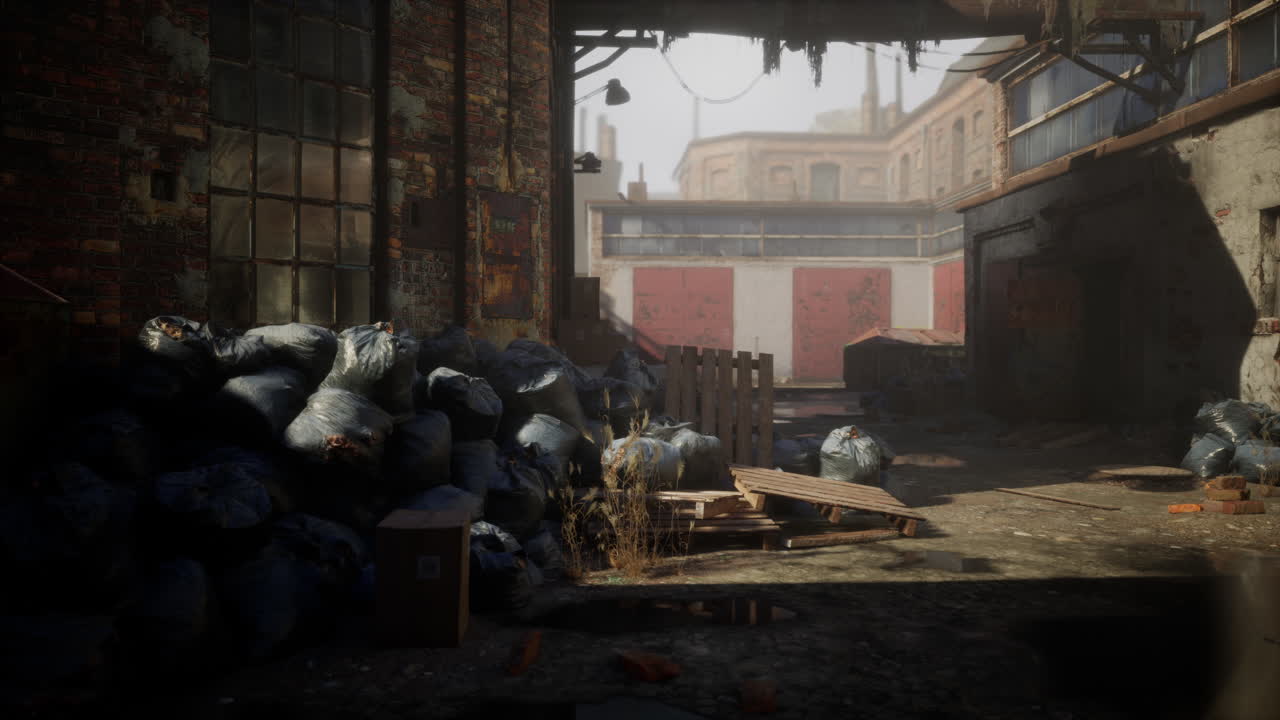 버려진 산업 거리