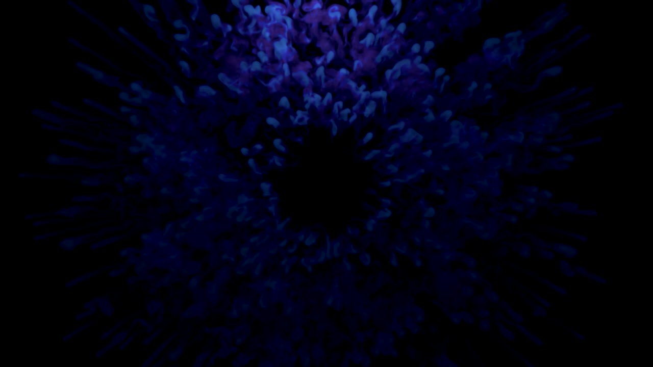 simulación de polvo de pintura de 4k cgi.