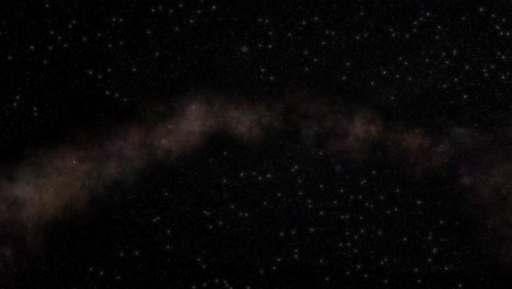 stunning cg animation of star field