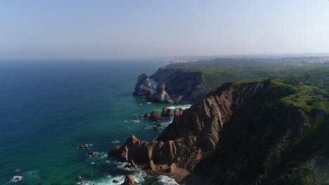 vista general del cabo de roca, portugal, europa