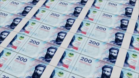 200-ARGENTINE-PESO-banknotes-printed-by-a-money-press