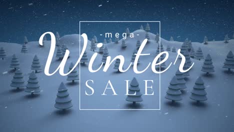 Digitally-generated-video-of-winter-sale-4k