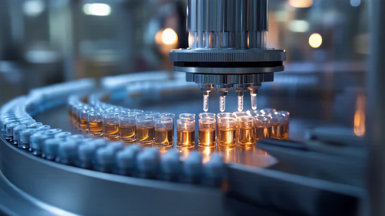 자동화된 의약품 생산 라인