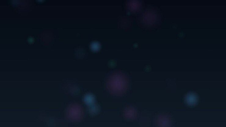 Abstract Background with Floating Soft Bokeh Particles