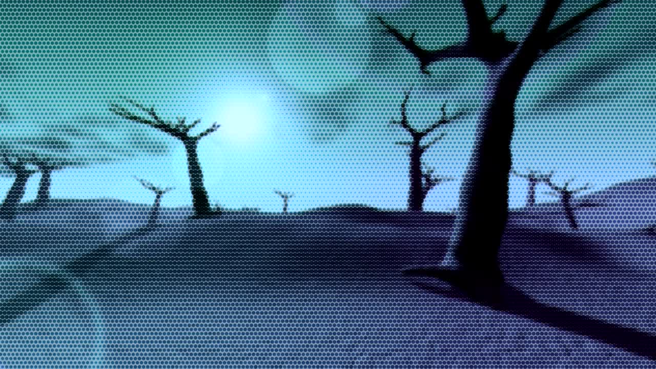 웹 비디오 영화 제작을 위한 컴퓨터 생성 애니메이션 움직임 배경