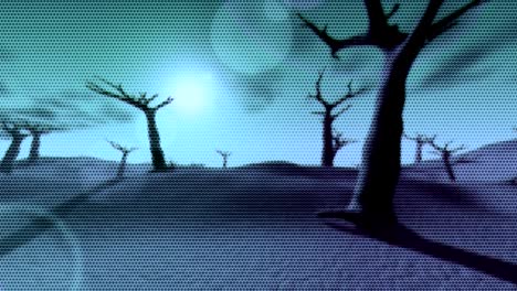 fondo de movimiento animado generado por computadora para la producción de películas de video web