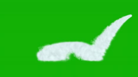 gráficos de movimiento de corrientes de agua con fondo de pantalla verde