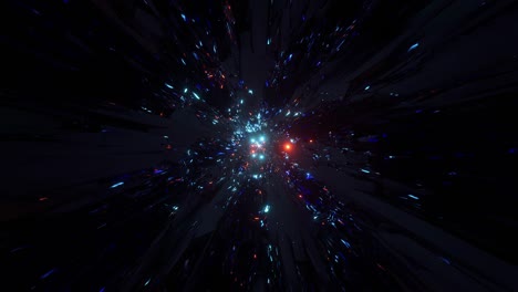 animación de túnel abstracto