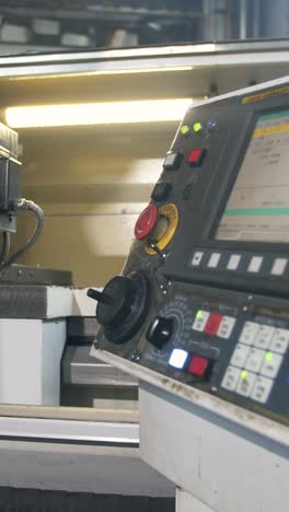 industrial machine operator at work