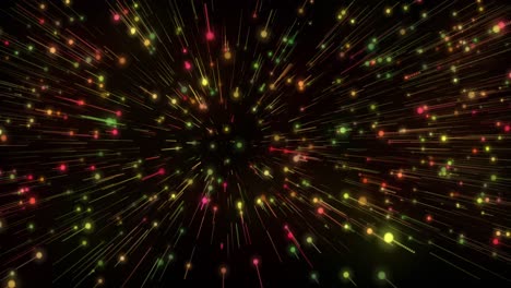 Animation-of-background-with-moving-red-and-green-lights