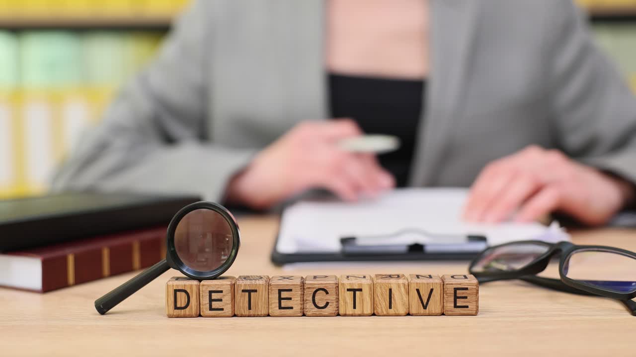 Detektivundersøgelseskoncept