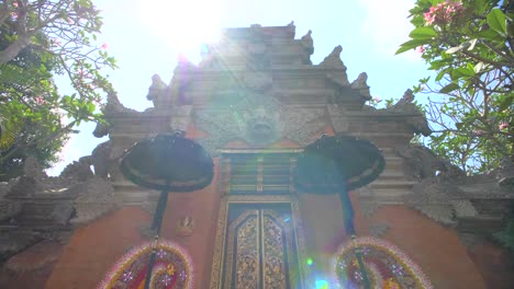 pura taman saraswati temple entrance