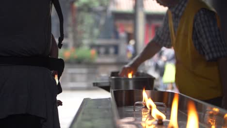 incense stick being lit 02