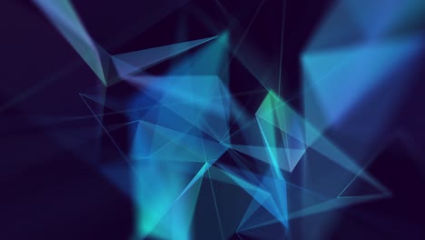 abstract plexus color shapes animation loop