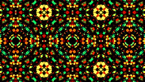 fondo de video caleidoscópico colorido. telón de fondo abstracto