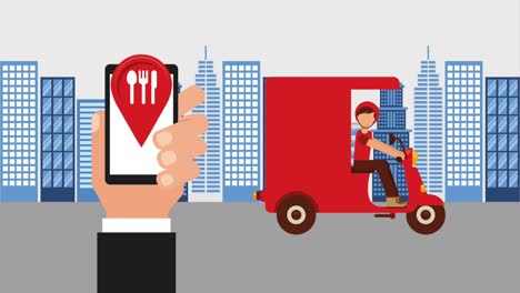 entrega de alimentos en línea
