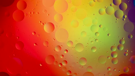 burbujas abstractas de colores