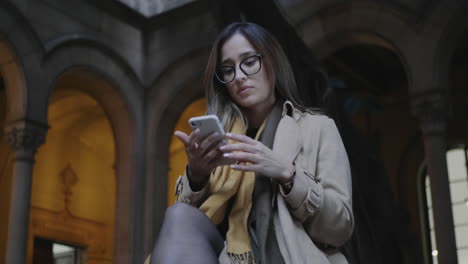 young man using smartphone