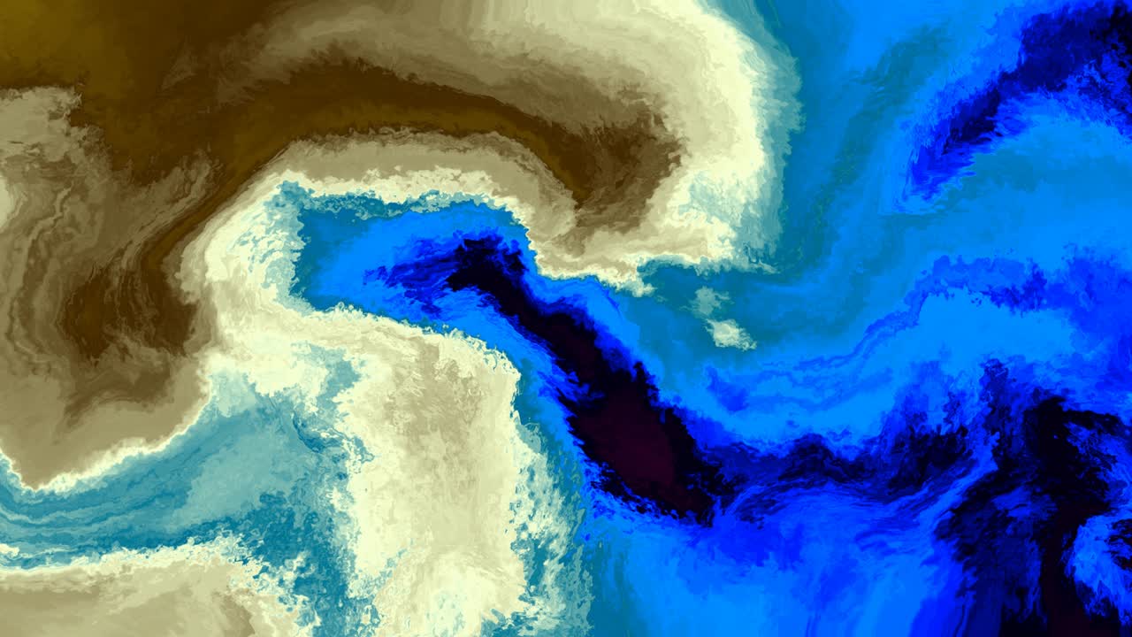 animación de luz efecto de fondo líquido abstracto de la mezcla de diferentes colores pinturas de acuarela.