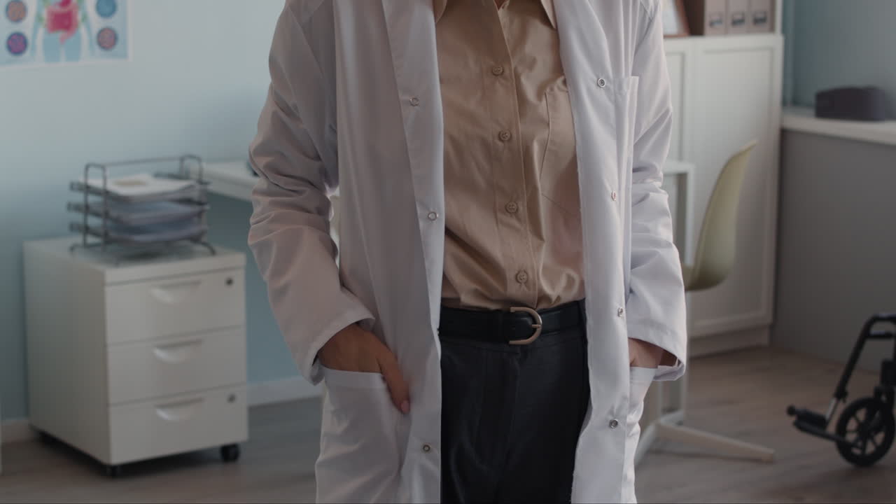 Portrait of a female doctor in her office