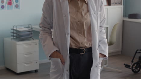 portrait of a female doctor in her office