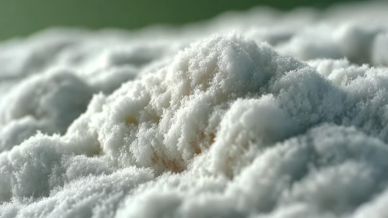 Exploring the Intricate Textures and Details of a Soft, Fluffy Substance Captured in a Close-Up Perspective