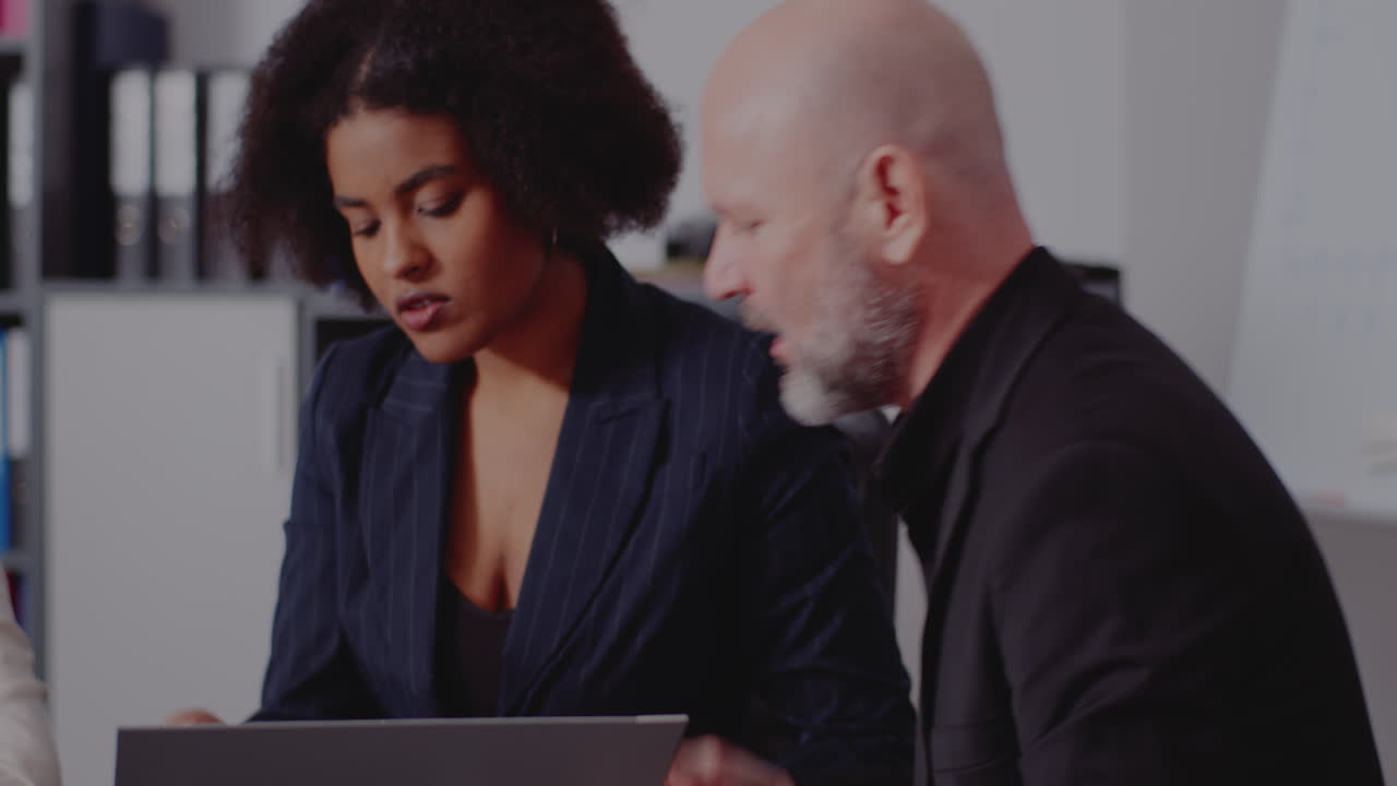 Business meeting with diverse colleagues