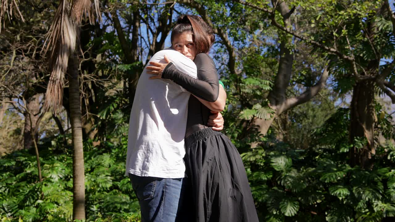 Couple in a Park Dance Performance