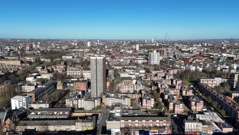 council housing bethnal green east london drone,aerial