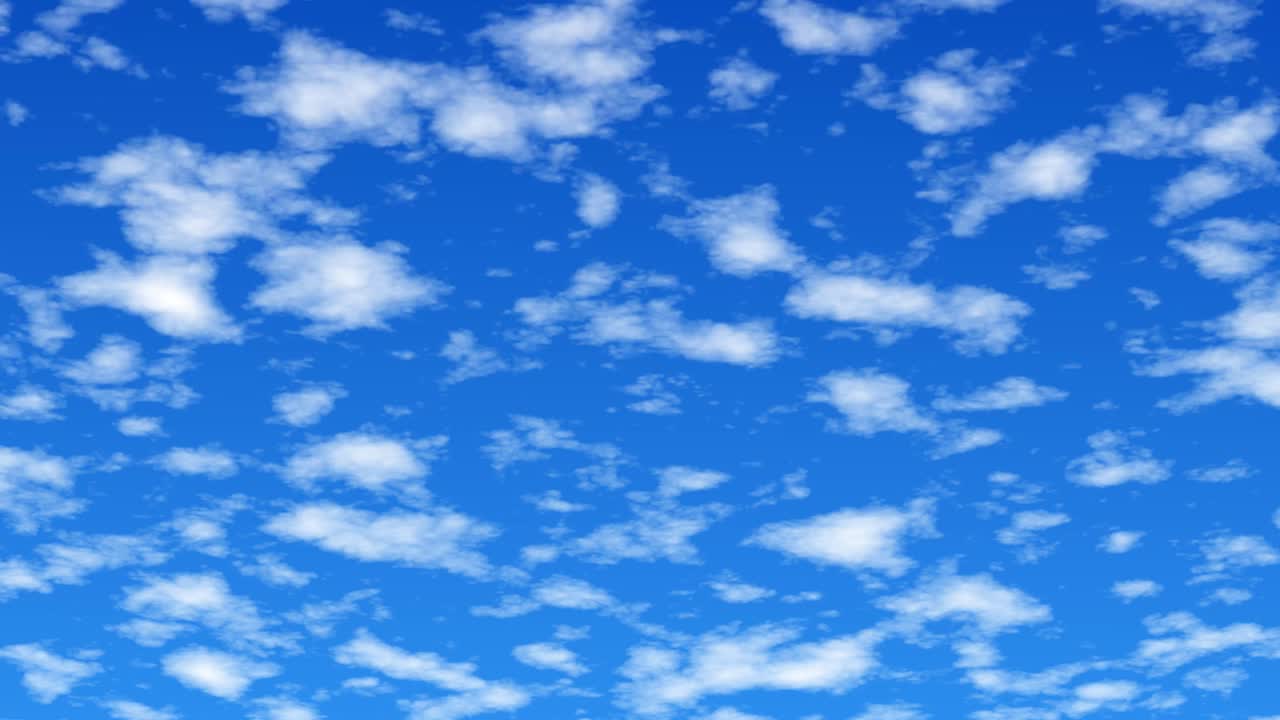 Cielo blu con nuvole bianche
