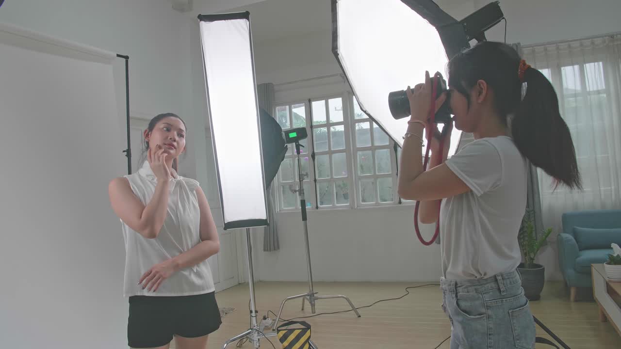 스튜디오 초상화 촬영 세션