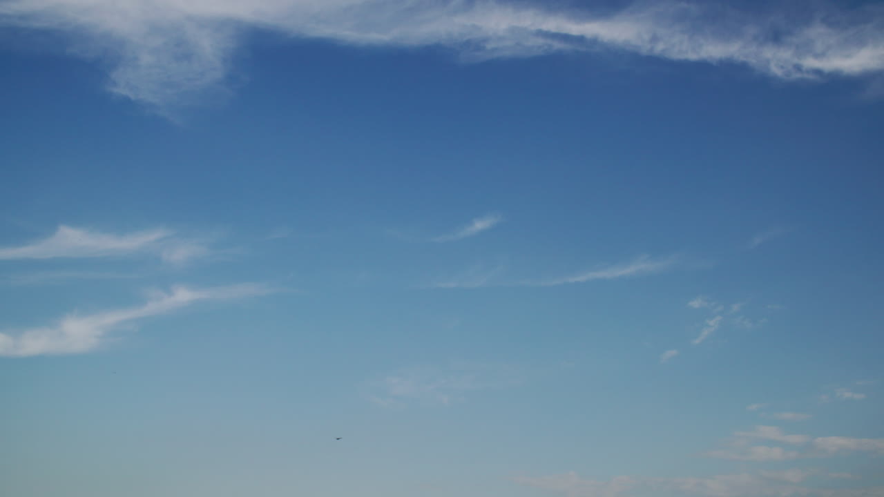 Sunny day blue sky timelapse