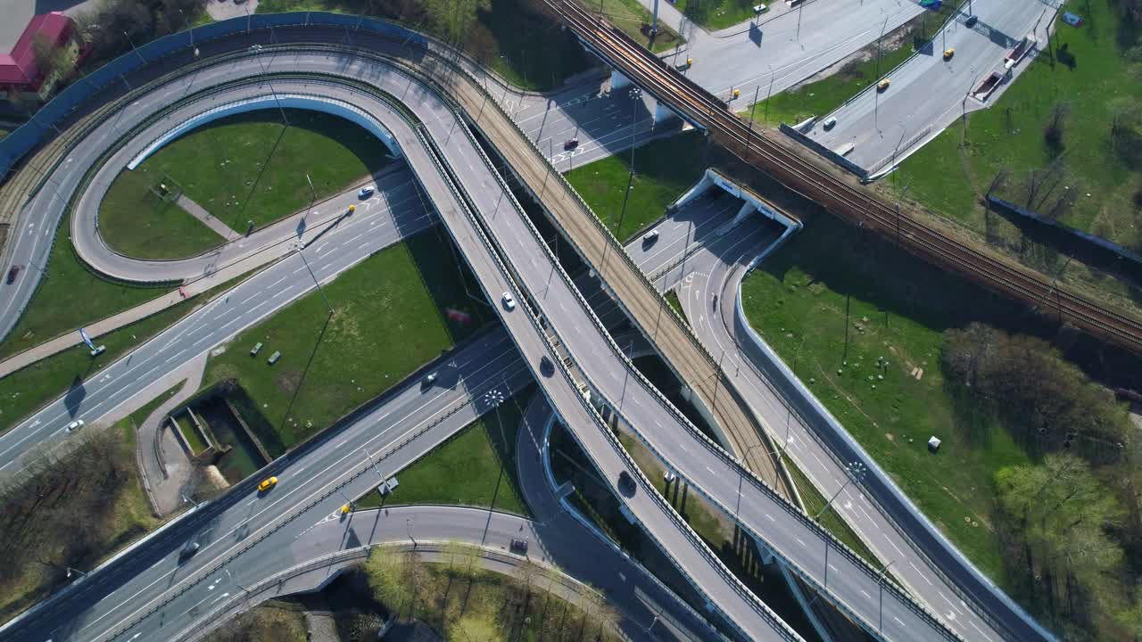 고속도로 교차로 조감도