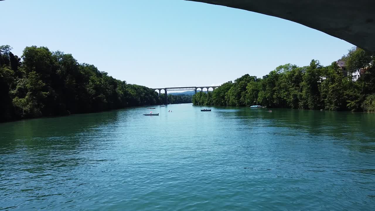 air-5에서 본 스위스의 에글리사우 마을