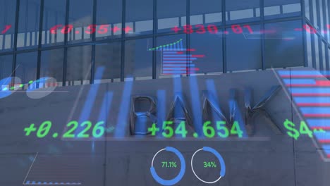 Animation-of-financial-data-processing-over-modern-bank-building