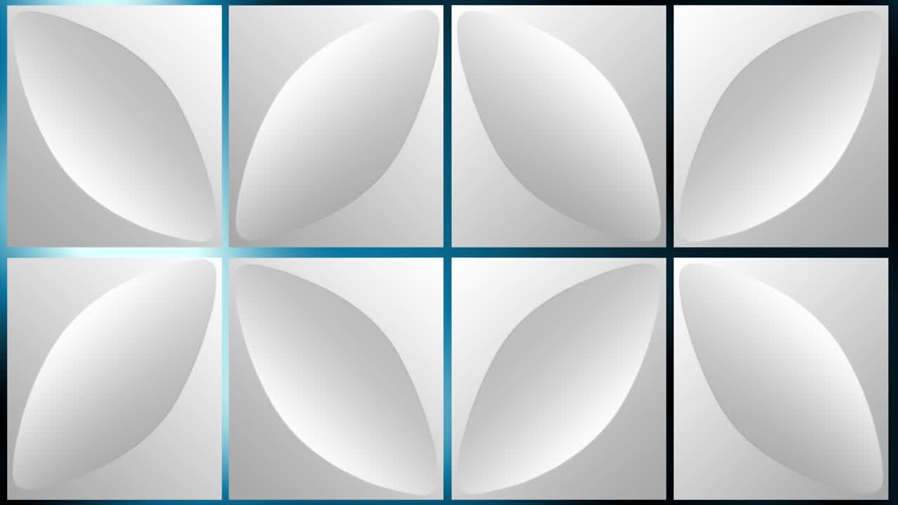 Quadrado abstrato com design elegante e mudança de cor de fundo, minimalista.