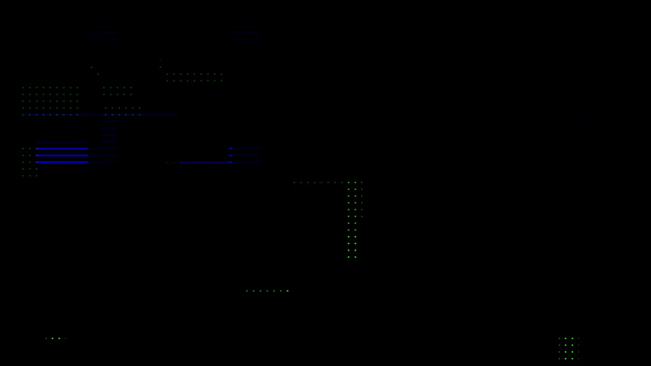 Abstract Digital Glitch Geometric Pattern Animation