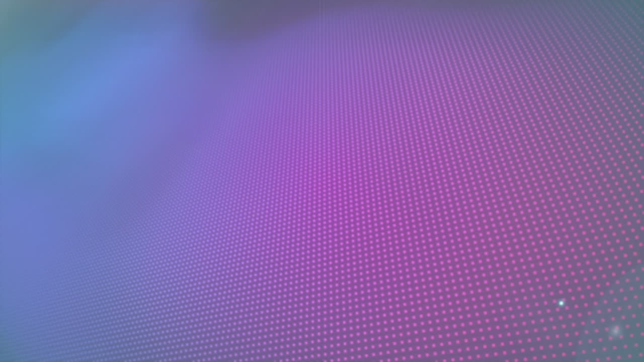 Animaatio liikkuvista värikkäistä muodoista pilkkujen yllä