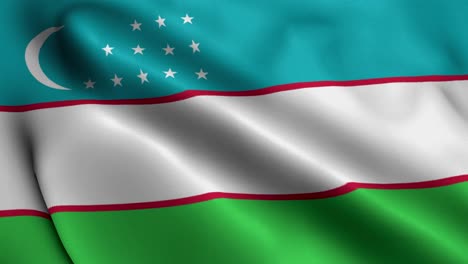 bandera de uzbekistán