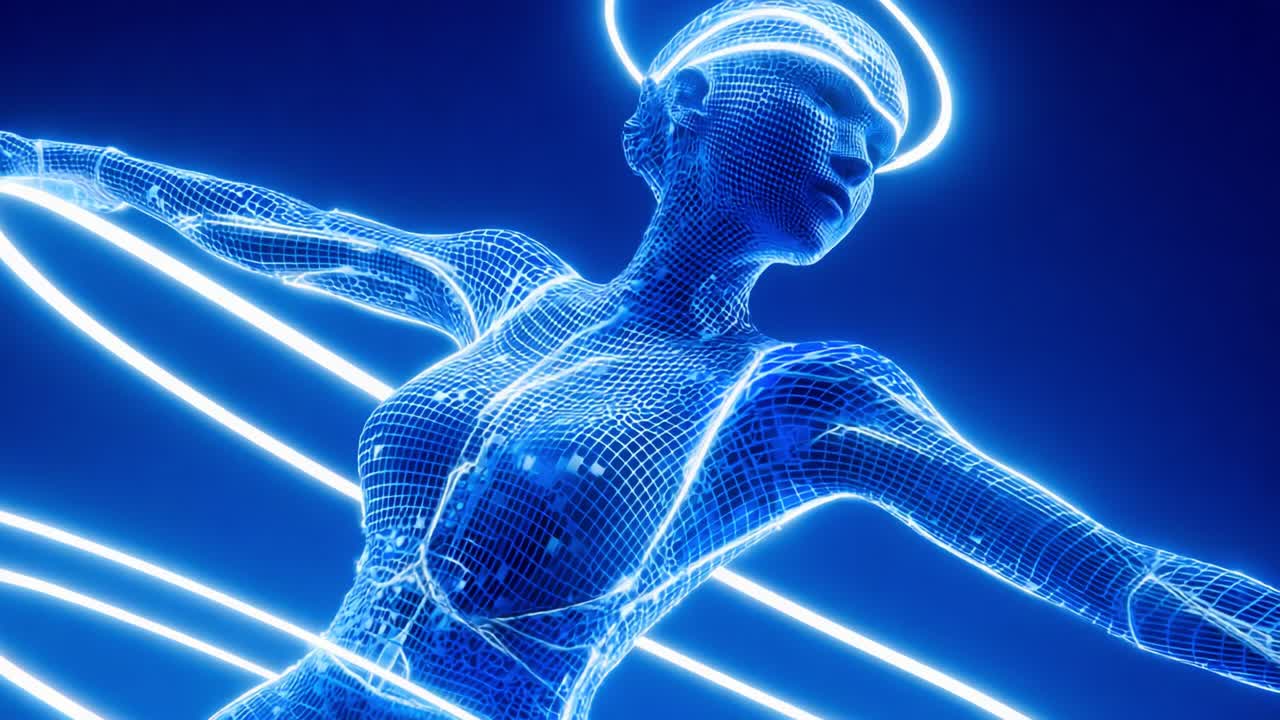 Futuristic Artificial Intelligence Woman