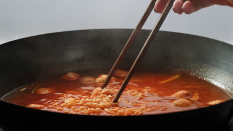 인스턴트 라멘 요리