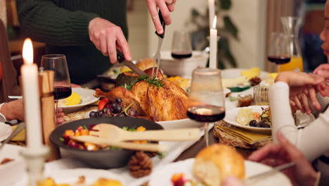 thanksgiving dinner with family