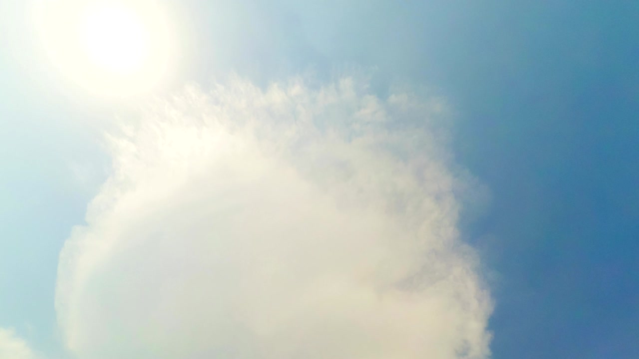 푸른 하늘에 색 구름, 타임 스 4k